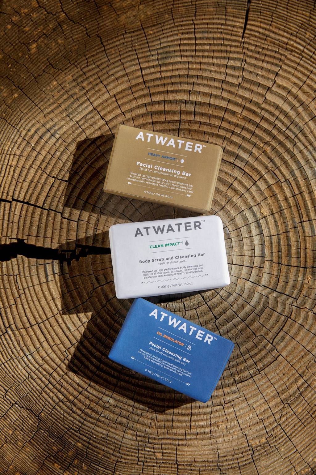 Atwater, a skin care brand for men, launches with ten products.