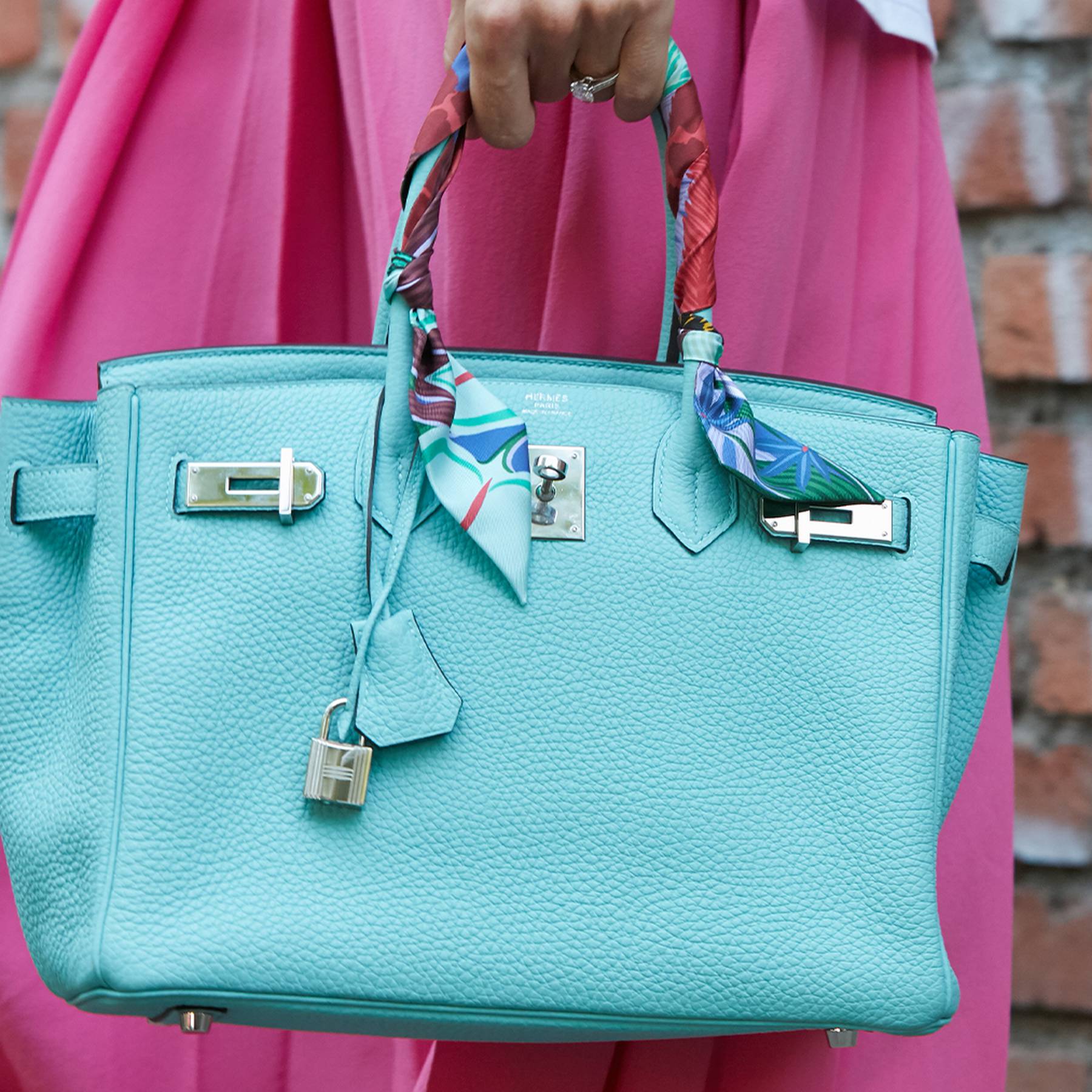 Bags, New Tiffany Blue Jelly Berkin Style Handbag