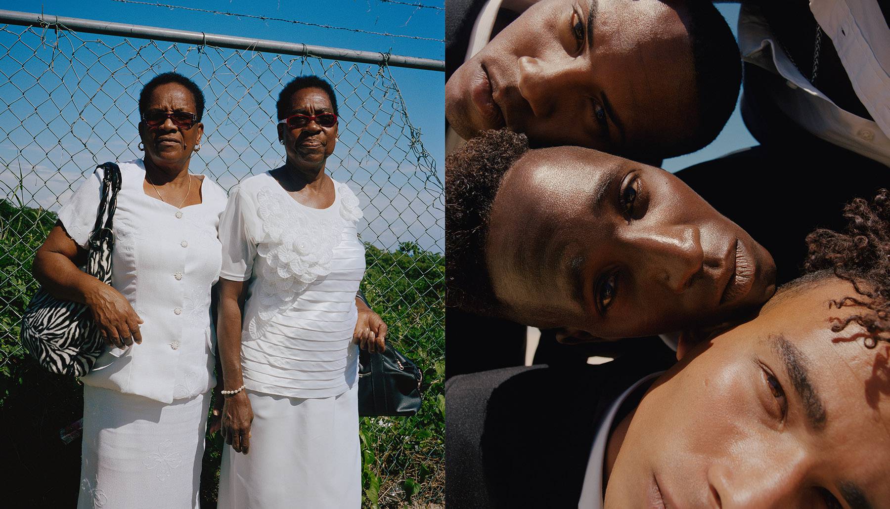 [L-R] Caribbean Sisters, 2019, Tallawah; Cuba Project, 2018. Nadine Ijewere.