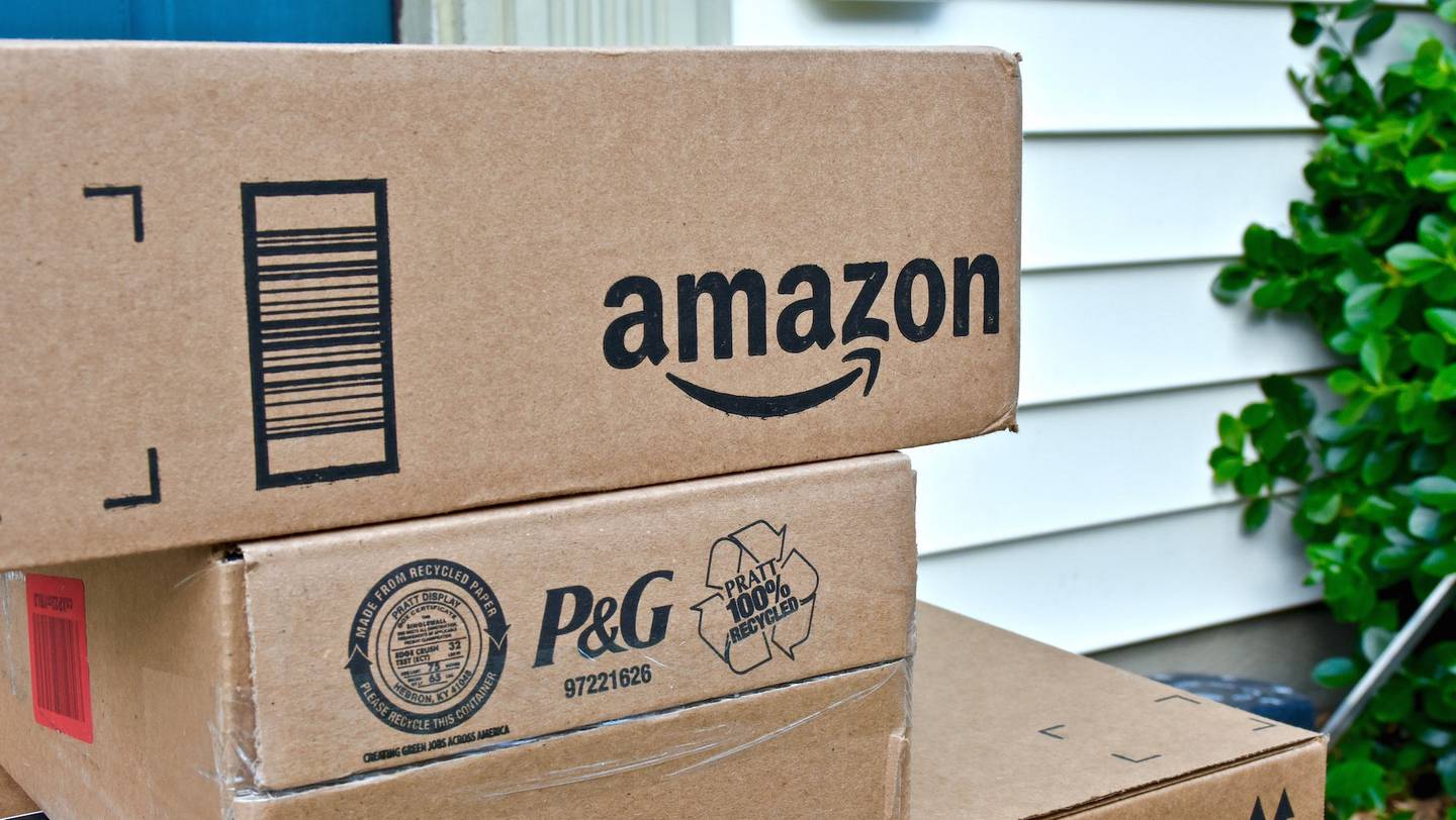 Amazon parcels.