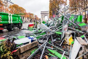 Luxury Retail Hit By Paris Protests