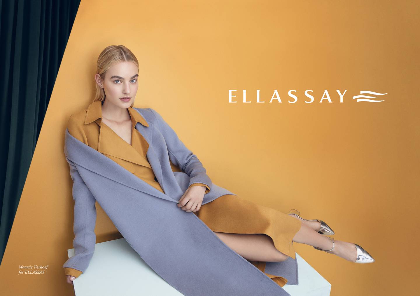 A campaign image for the Ellassay brand in China. Ellassay Group