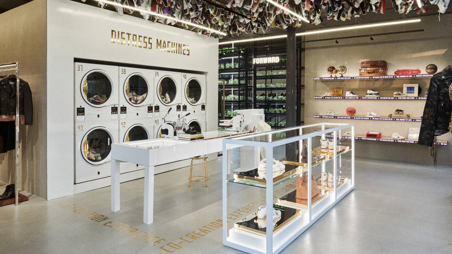 Golden Goose's new concept store in SoHo, replete with a repair service, is part of the company's years long strategy to be a majority DTC brand.