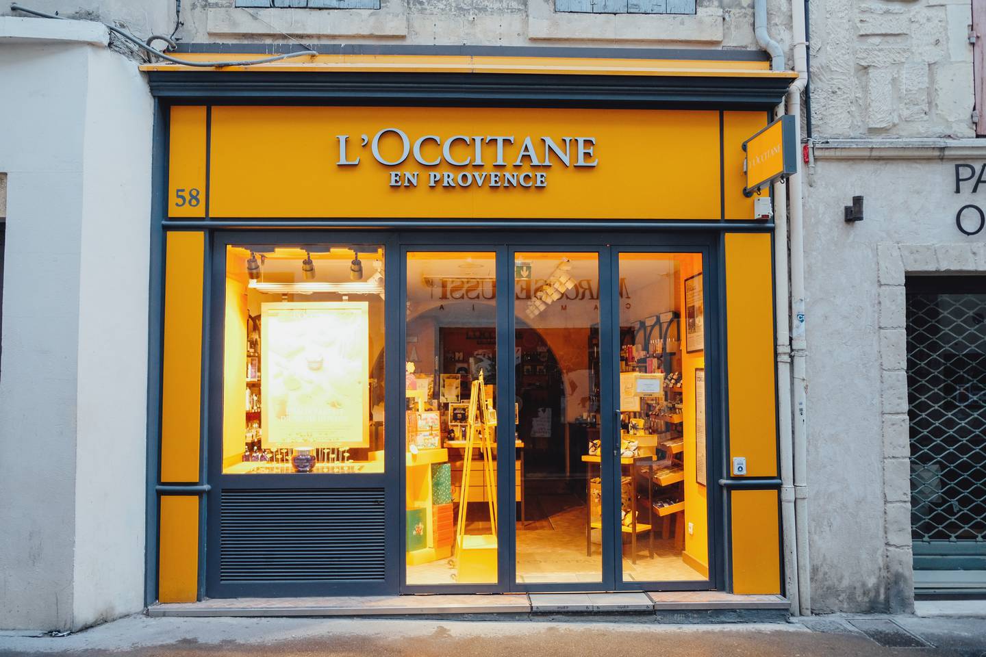 L'Occitane store in Arles. Shutterstock