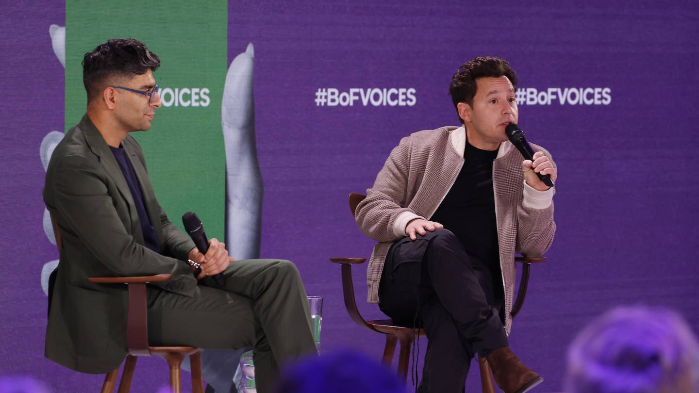 Harley Finkelstein and BoF's Rahul Malik in conversation at BoF VOICES 2022.