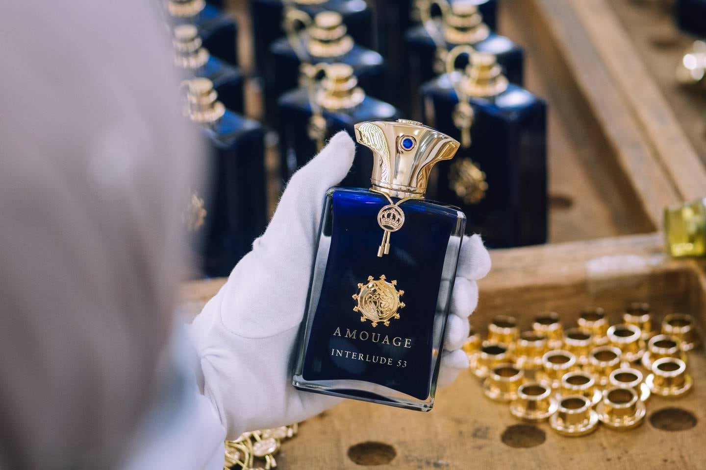 Inside the factory of Amouage, an Omani perfume house founded in 1983 that is currently seeing significant growth for its high-end range. Amouage.