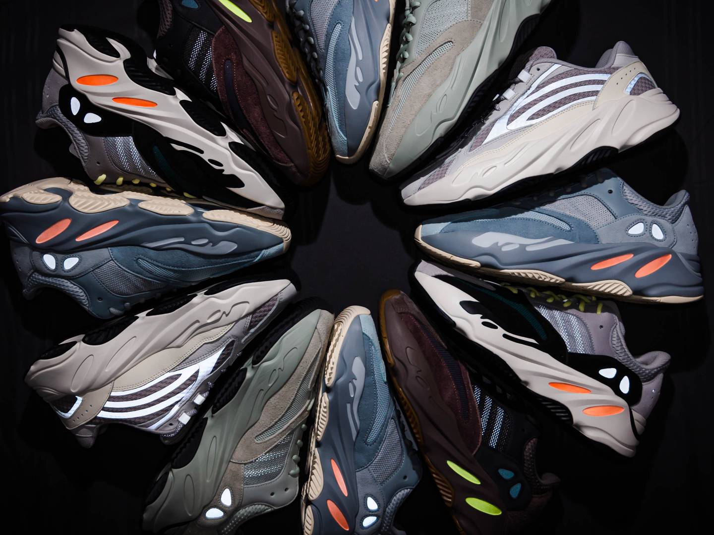 Yeezy sneaker collection. Shutterstock.