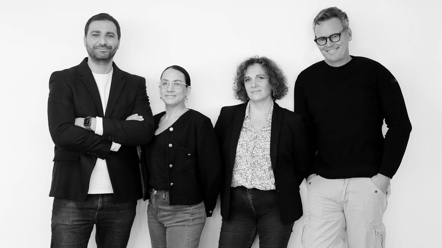 Atelier ATHEM_Executive committee (from left to right) _ Malik Chami, Managing Director - Clémence Letellier, Creative Director - Séverine Kalasz, Director of Institutional Relations - Philippe Ligot, Chairman