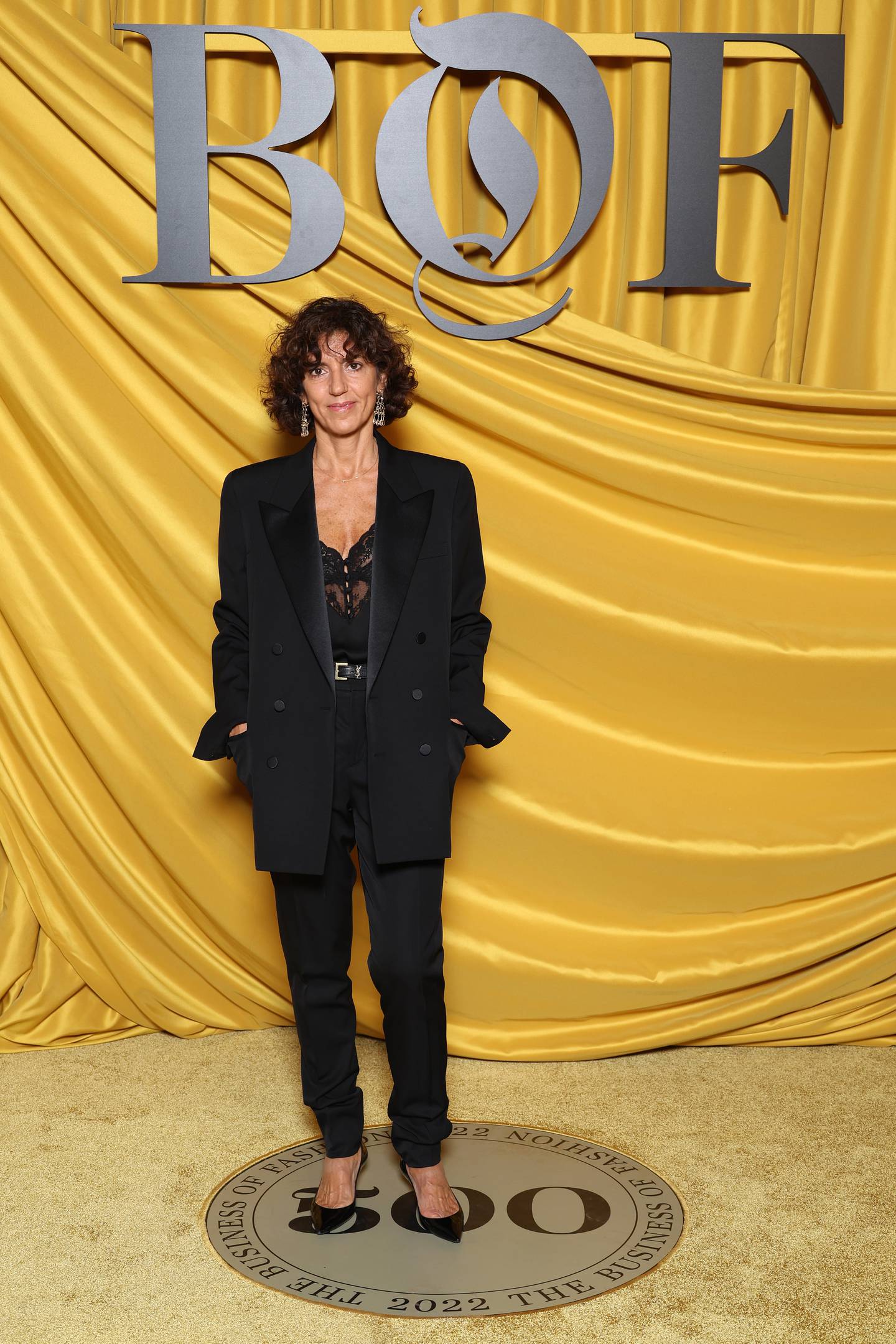 Francesca Bellettini, president & chief executive, from Italy, attends the #BoF500 gala during Paris Fashion Week.