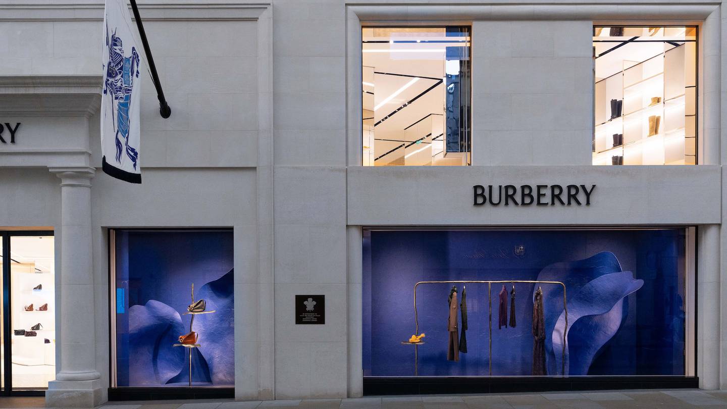 Burberry lowered its full-year guidance amid a global slowdown in luxury spending, the company said Thursday.
