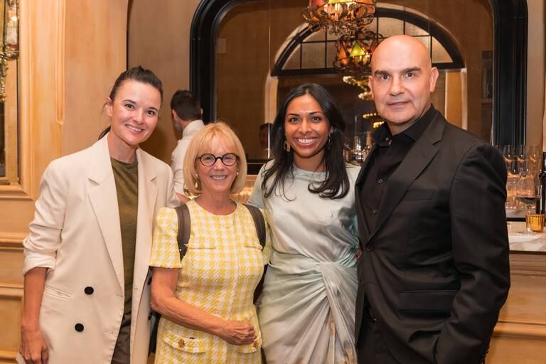 Guests from left: Amy Juaristi, chief communications and public affairs officer, The Beauty Health Company, Carol Hamilton, group president of acquisitions, L'Oréal USA, Business of Beauty executive editor, Priya Rao, and Andrew Stanleick, CEO, The Beauty Health Company