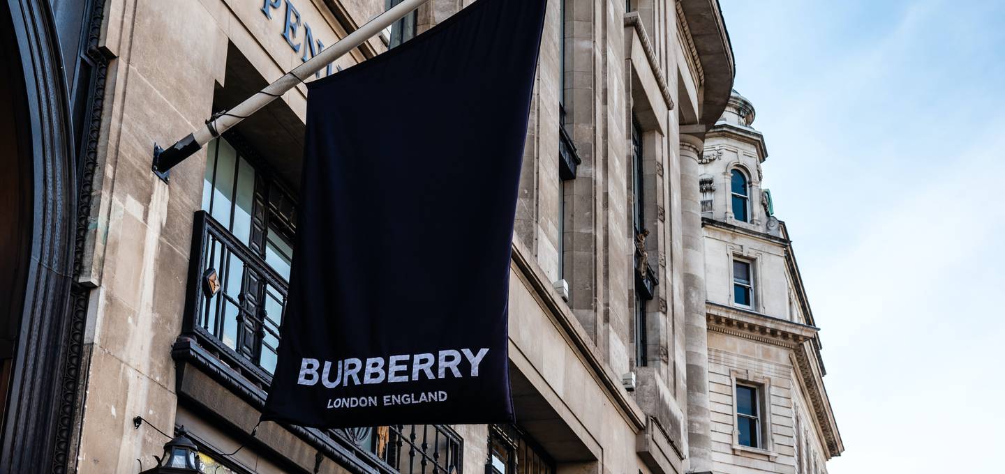 Burberry store in Regent Street, London.