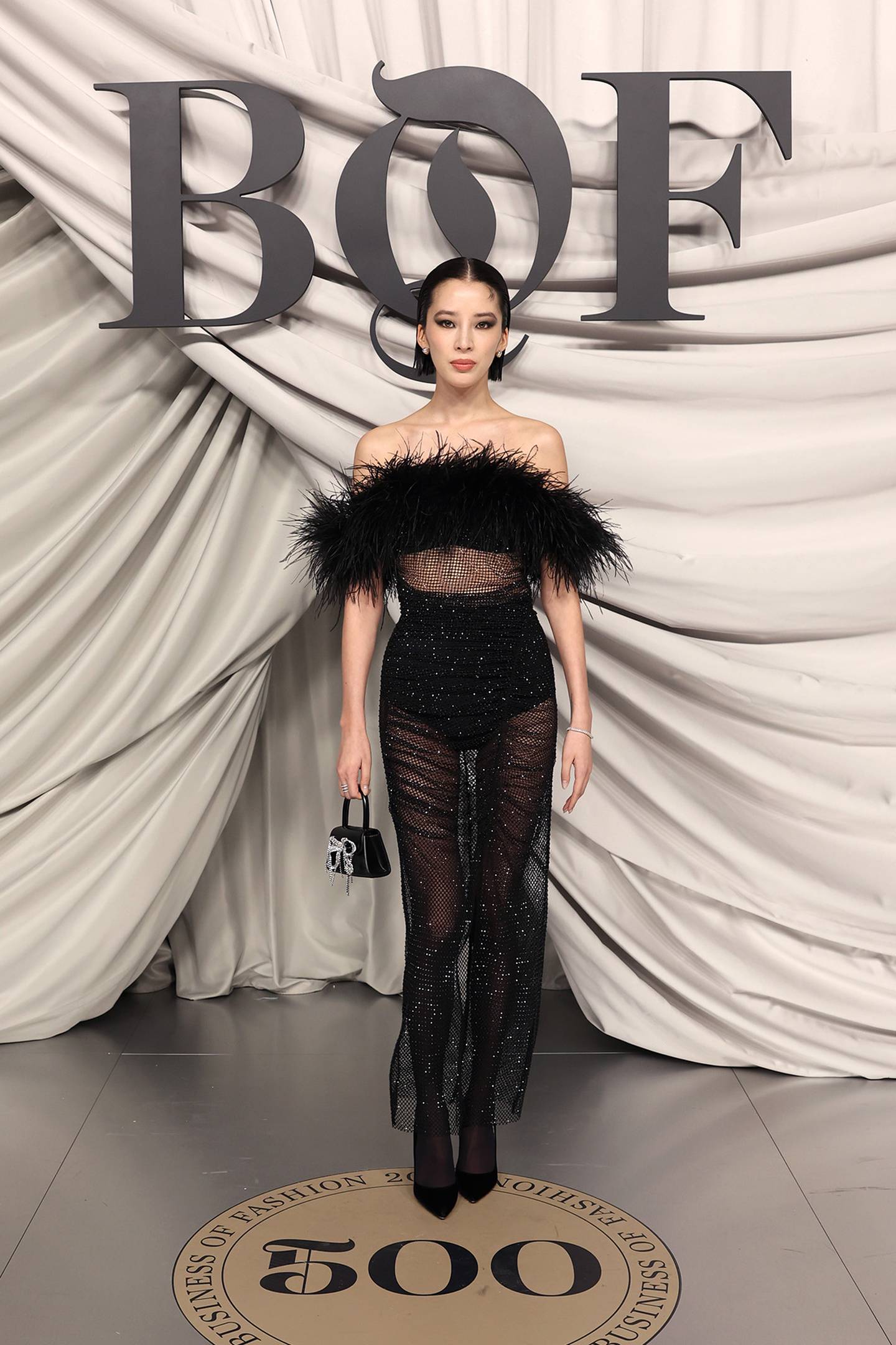 Irene Kim attends the #BoF500 Gala during Paris Fashion Week at Shangri-La Hotel Paris on September 30, 2023 in Paris, France.