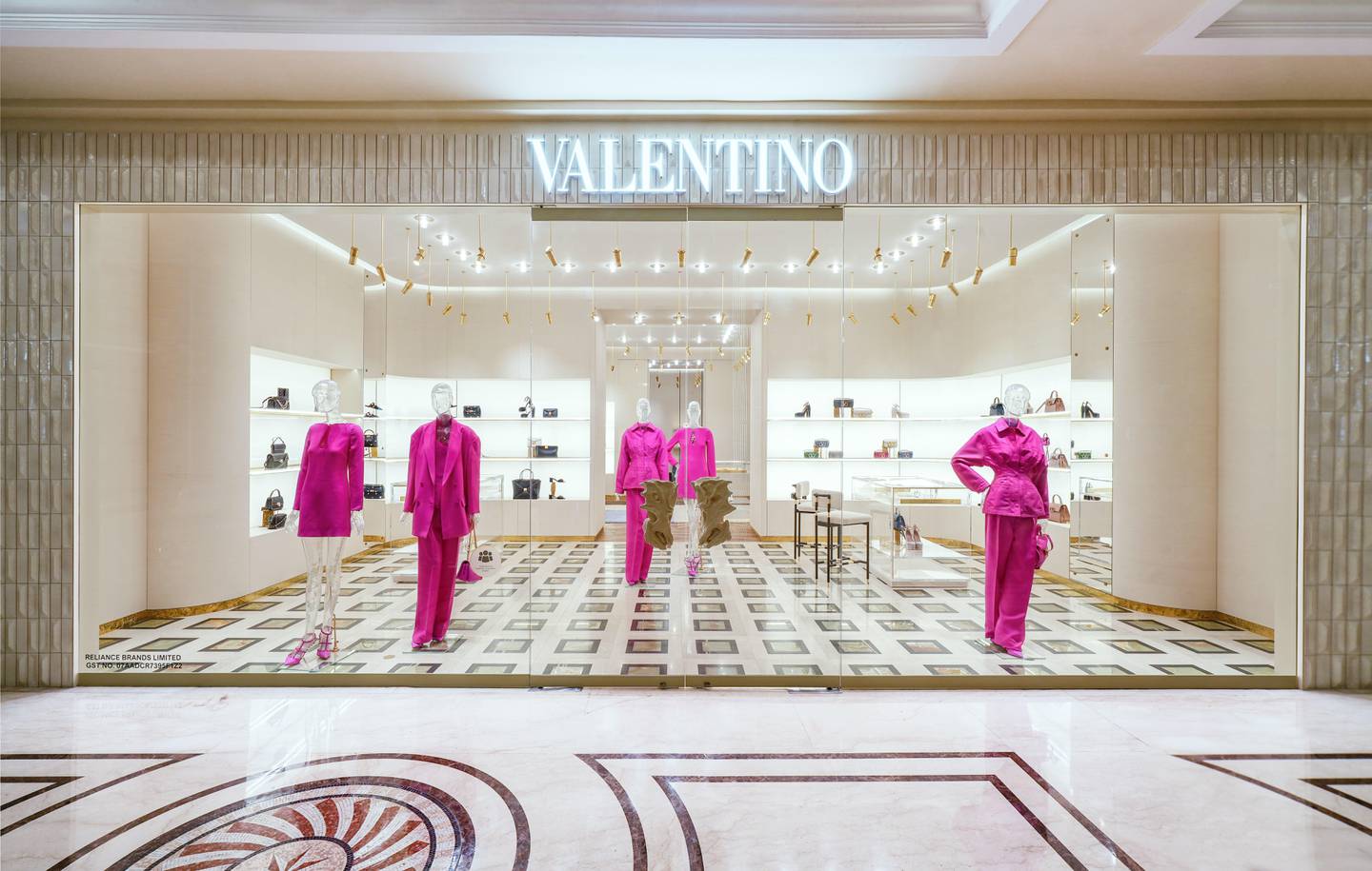 Valentino store in Emporio Mall in New Delhi.