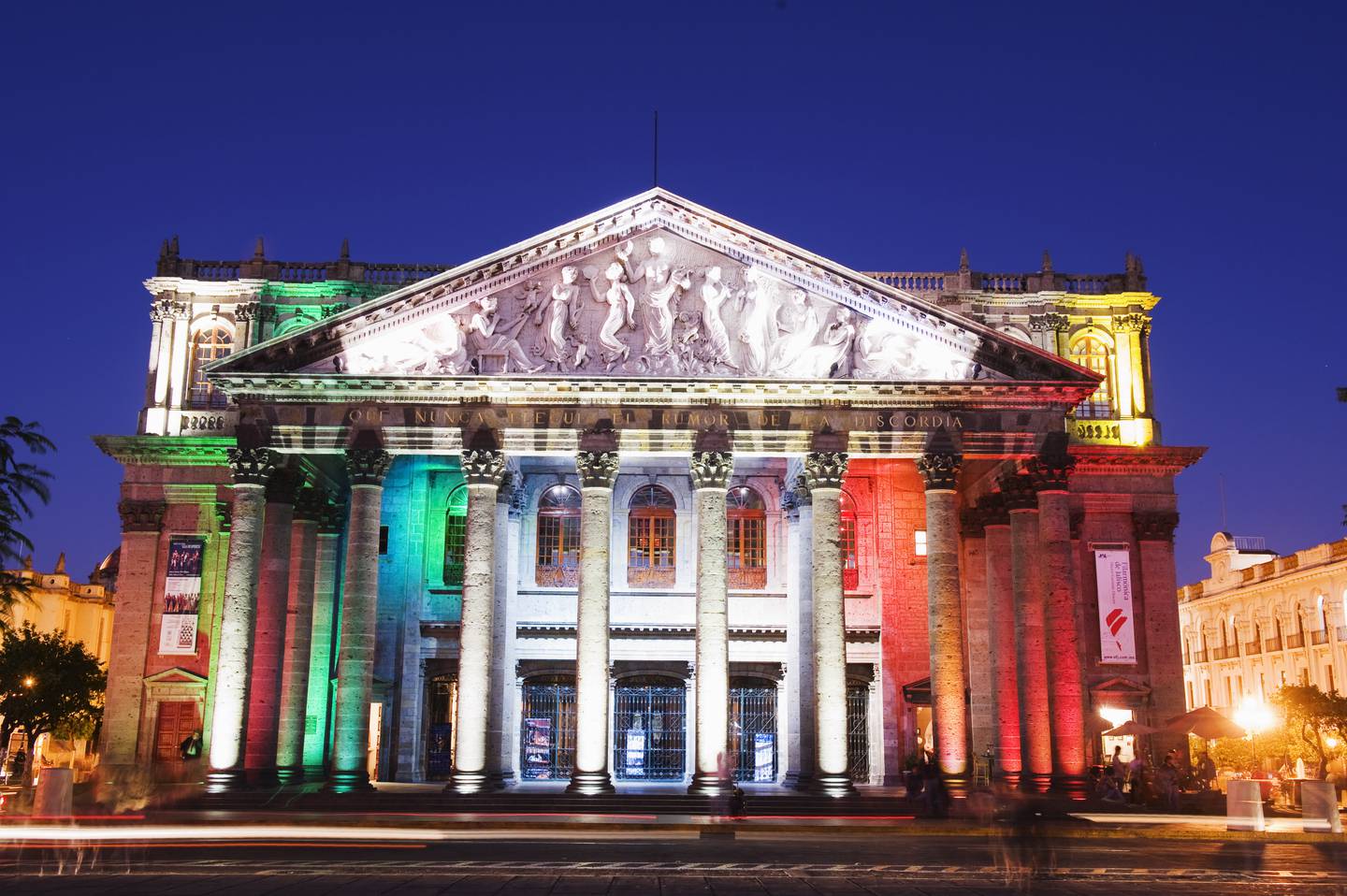 Teatro Degollado, Guadalajara, Mexico. Getty Images.