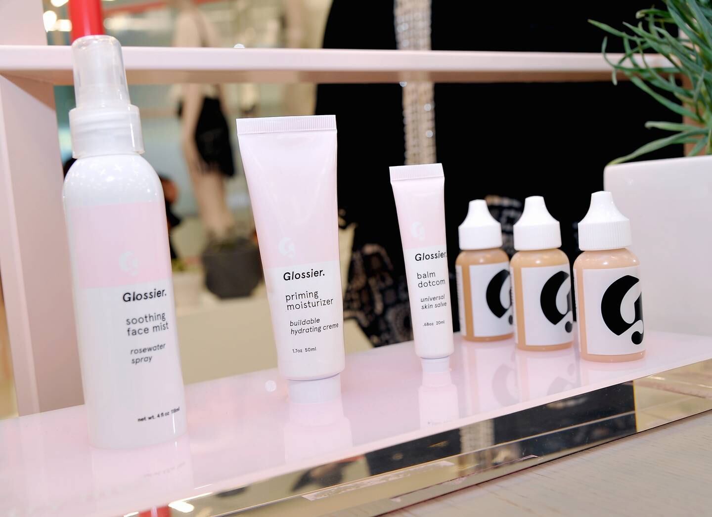 Glossier's original product lineup.