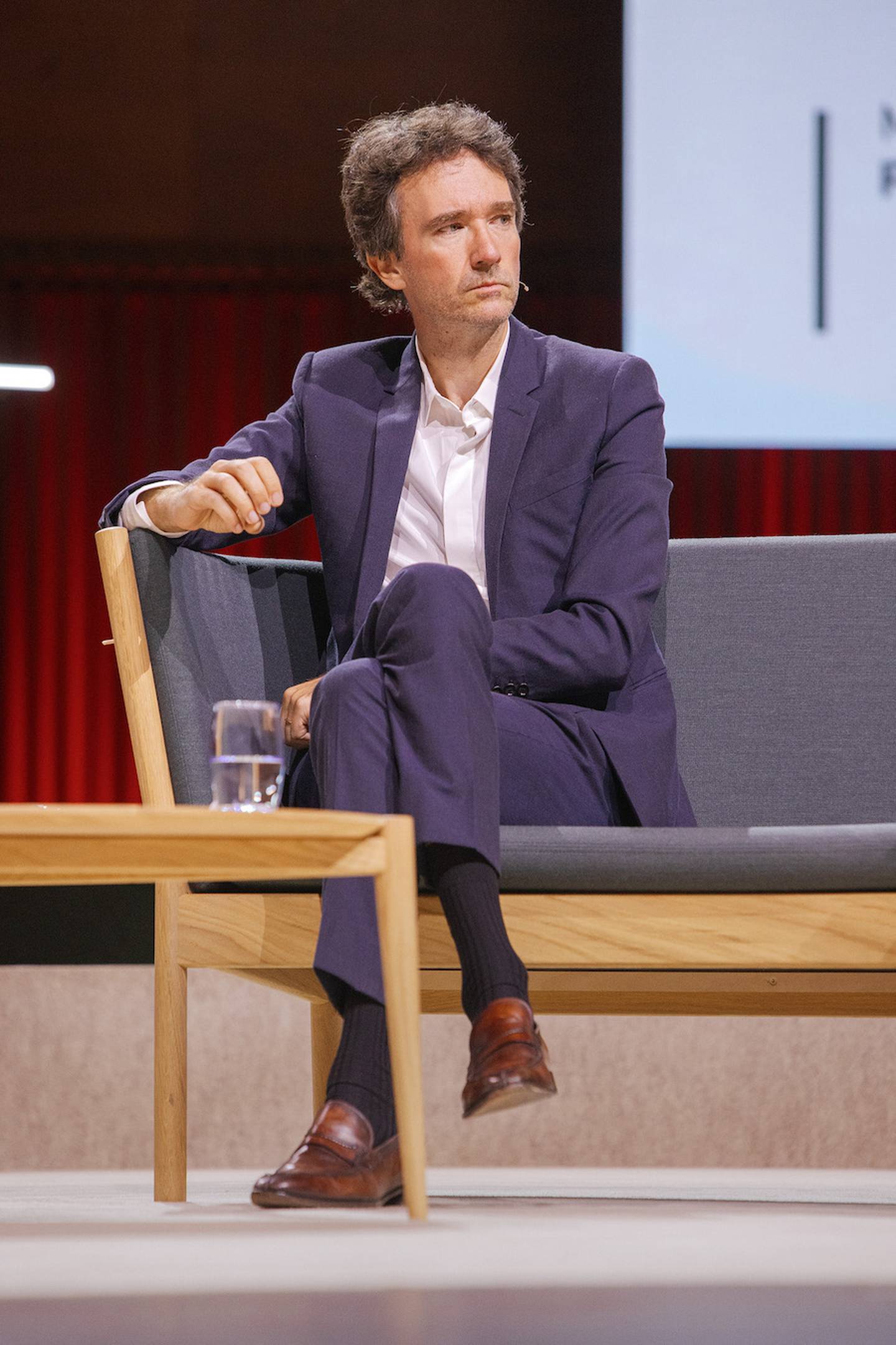 Antoine Arnault speaks at the Global Fashion Summit in Copenhagen.