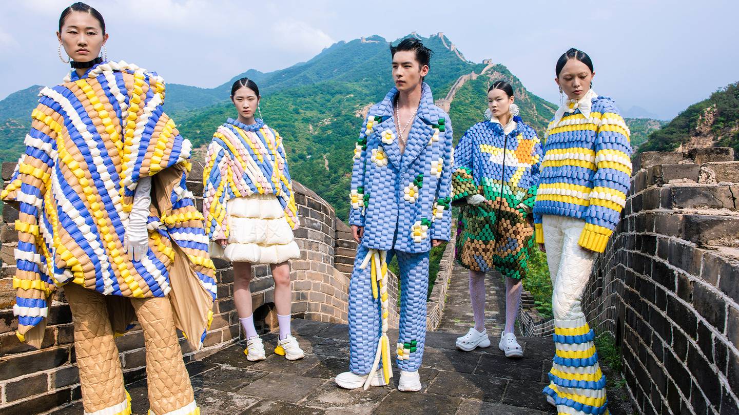 Chinese down clothing brand Raxxy's Fall-Winter 2023 collection.