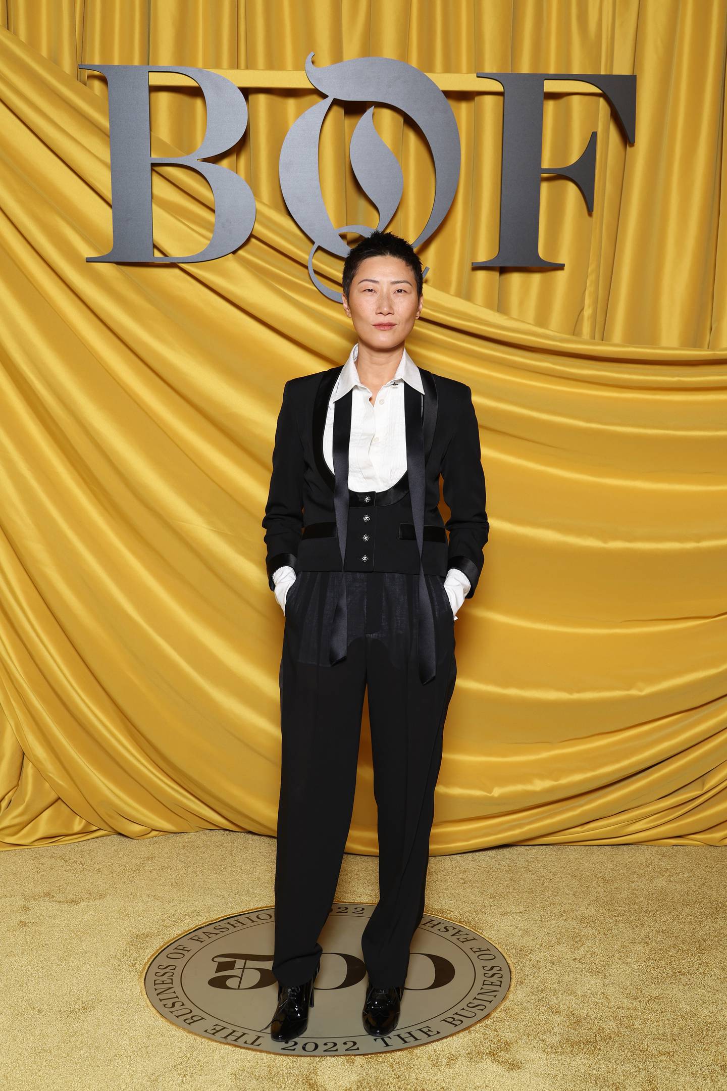 Leslie Sun, editorial director, from United States attends the #BoF500 gala during Paris Fashion Week.