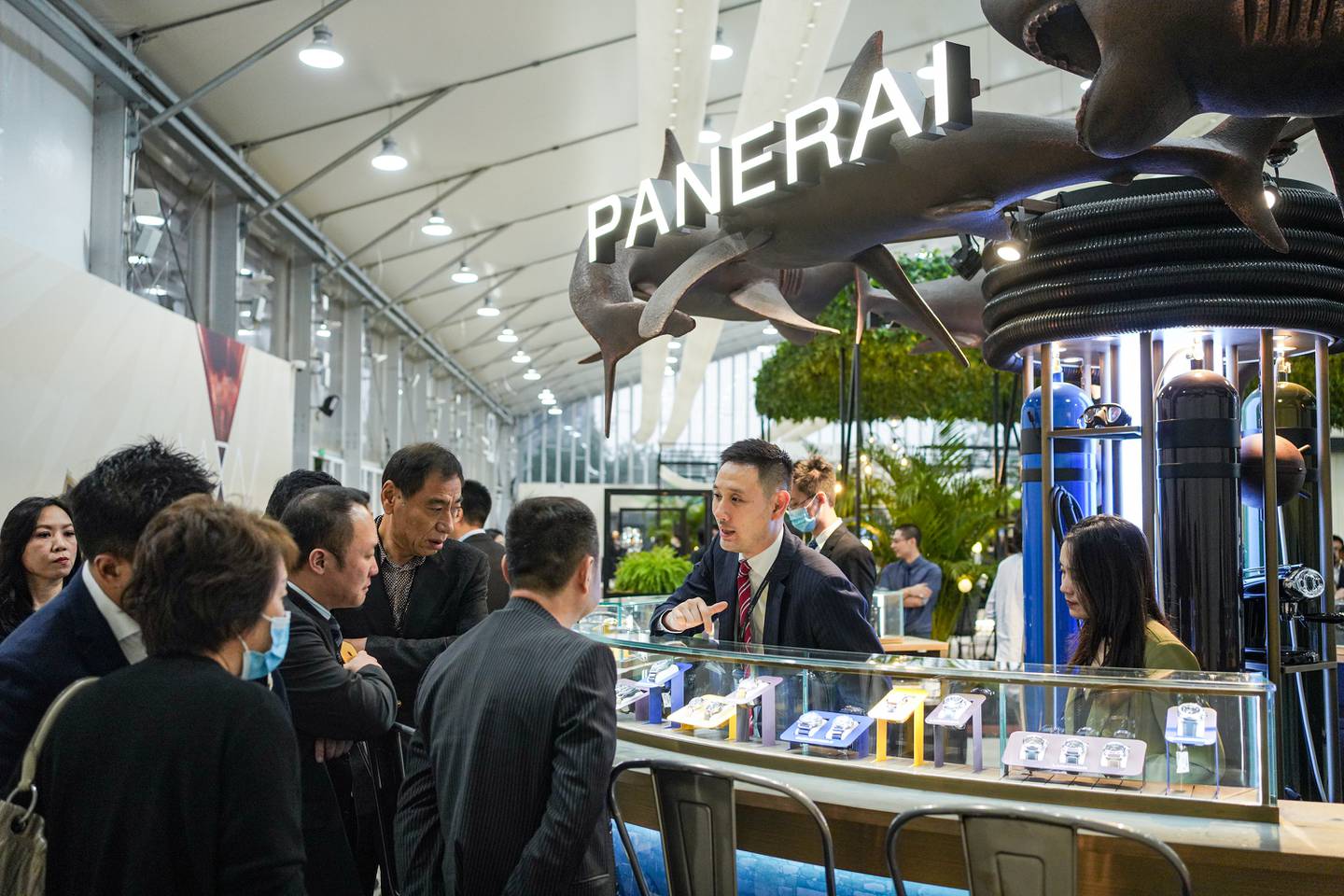 The scene at Watches and Wonders Shanghai 2020. Watches and Wonders