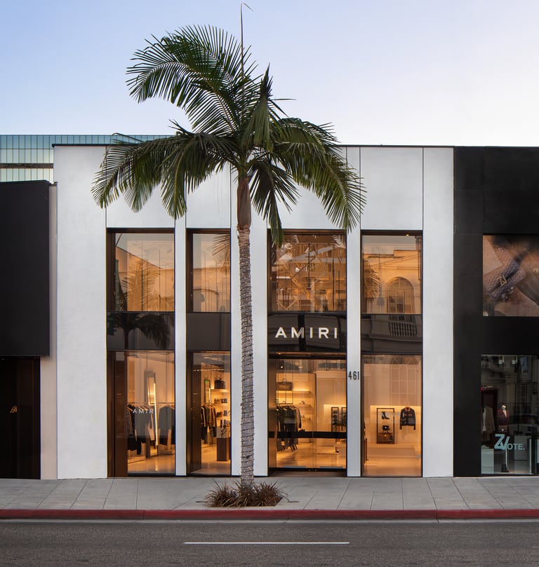 The Amiri store on Rodeo Drive in Los Angeles. Roberto Garcia