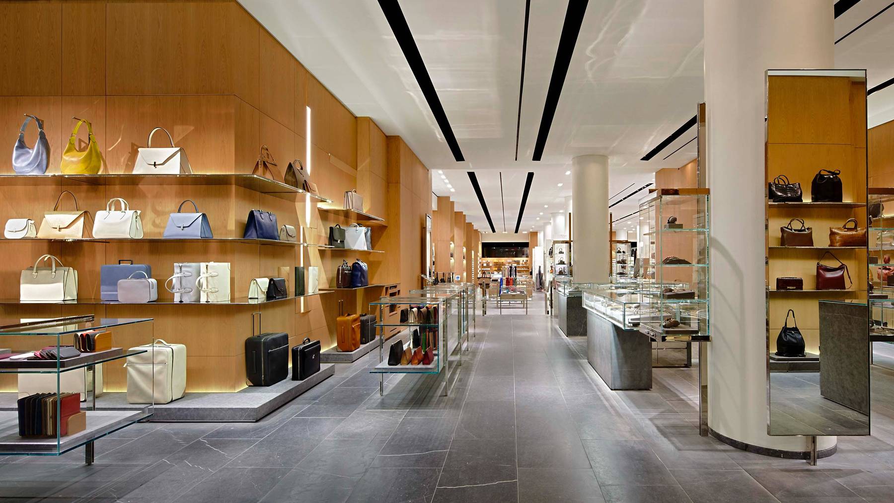 Barneys New York sales floor handbags accessories fashion buying