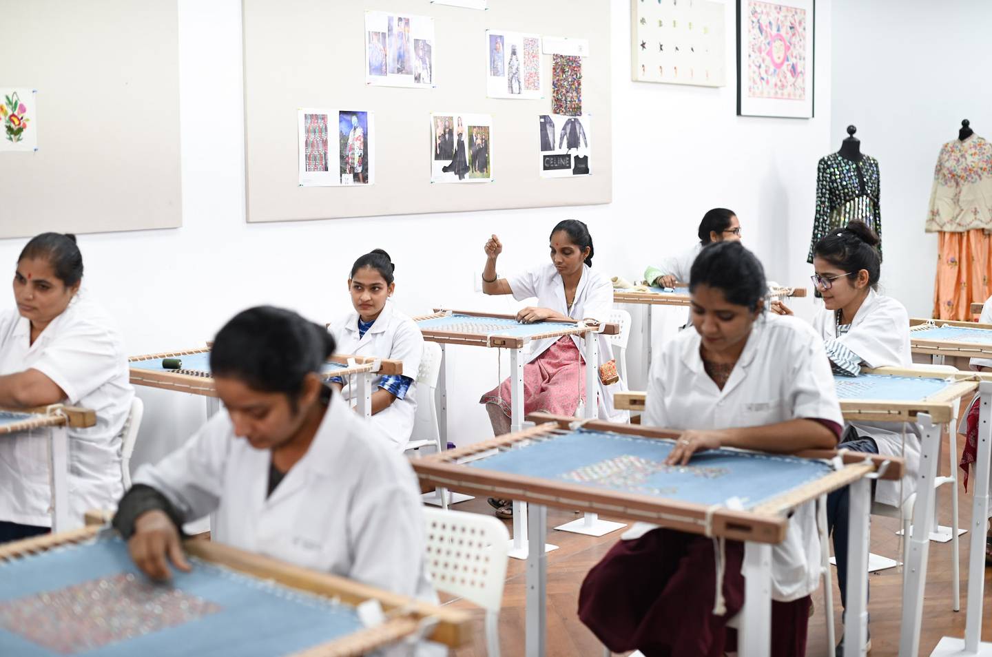 The Chanakya School of Art in Mumbai, India. Images shot for Christian Dior Couture.