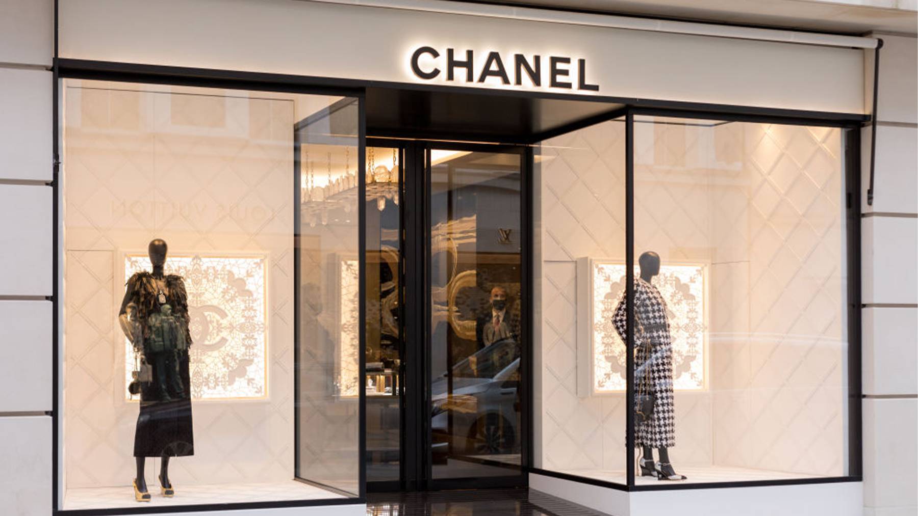 Chanel store on New Bond Street in London.