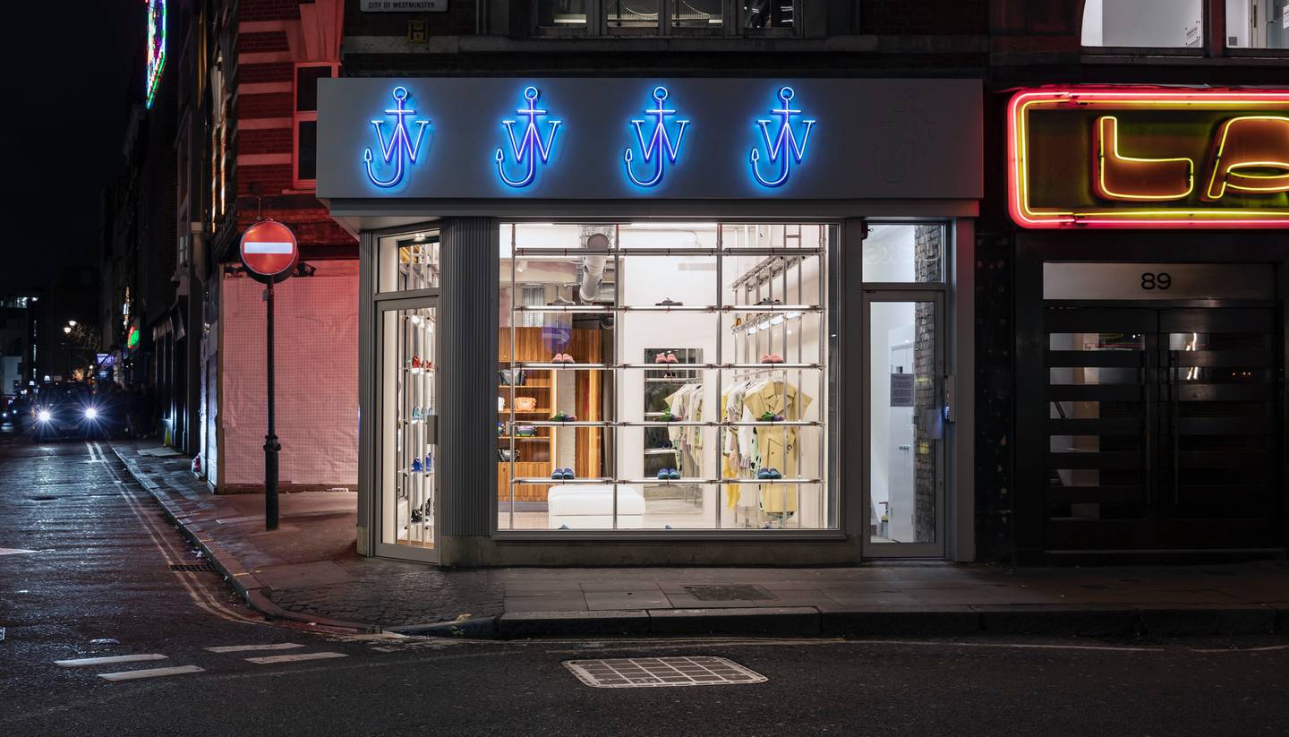 JW Anderson store in London, Soho | Source: Courtesy