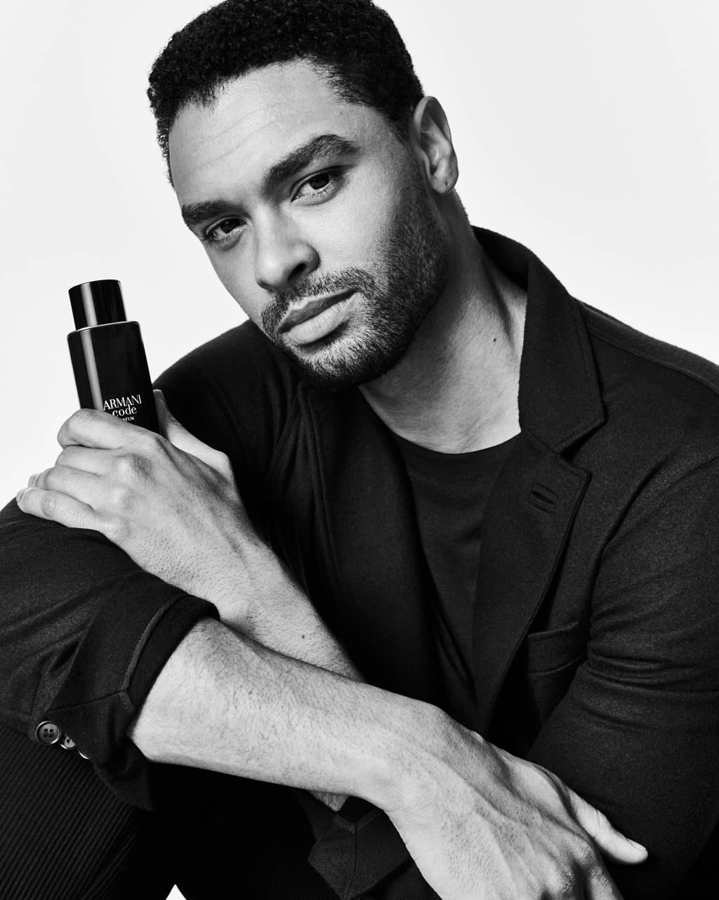 Armani tapped Regé-Jean Page to be the face of its Armani Code cologne.