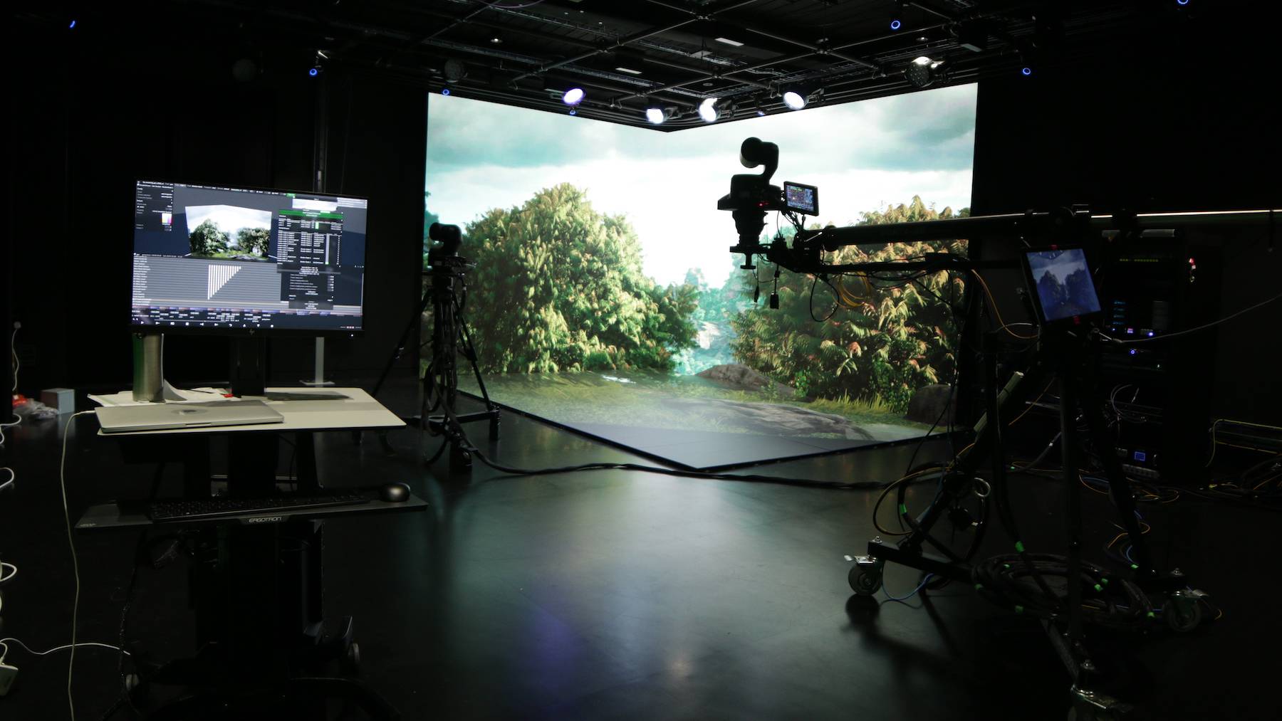 Verizon Media's RYOT studio, powered by 5G, in London.