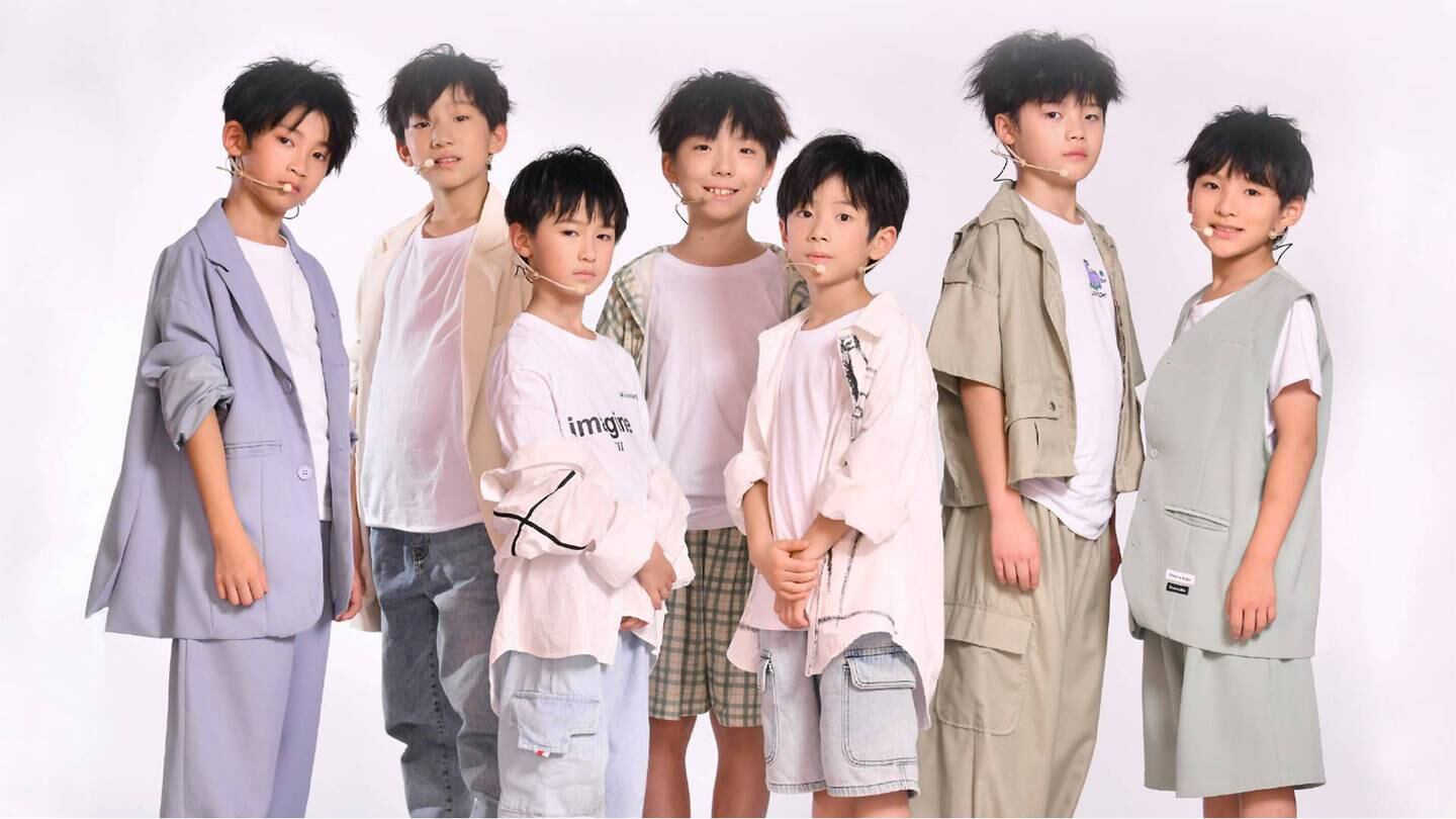 The Panda Boys range in age from 7 to 11 years old. ASE Agency.