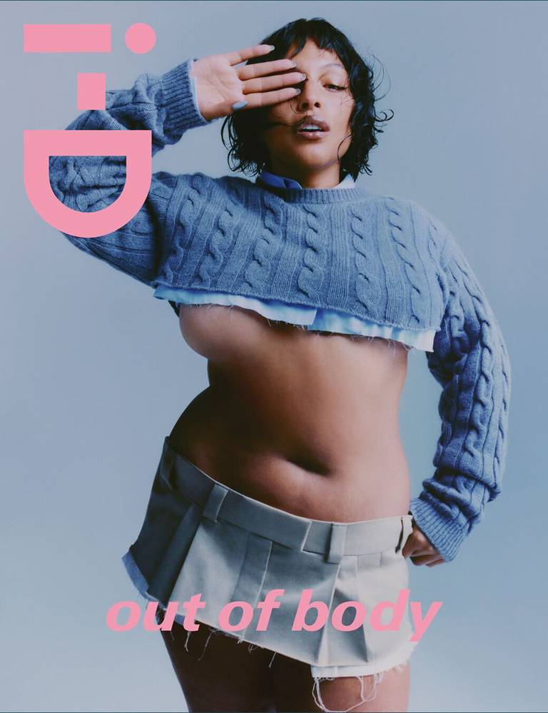 Paloma Elsesser on the cover of i-D.