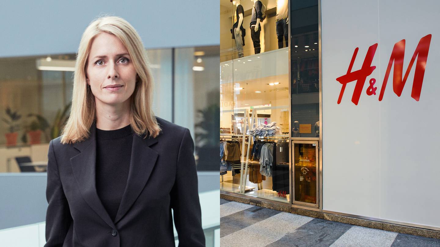 Helena Helmersson, chief executive, H&M Group; an H&M store in Milan, Italy.