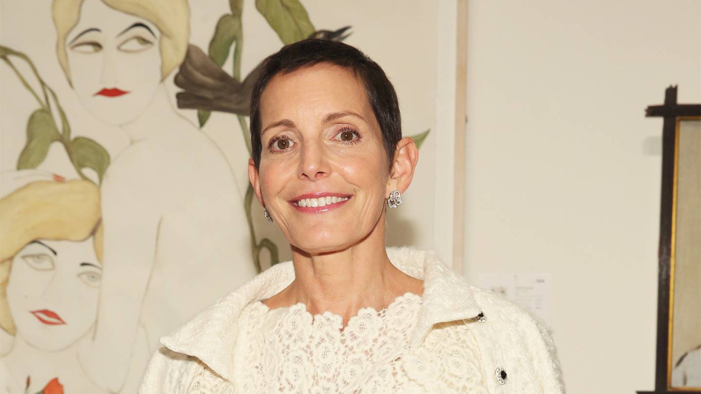 Maureen Chiquet attends 2015 Take Home a Nude Art Auction and Party at Sotheby's.