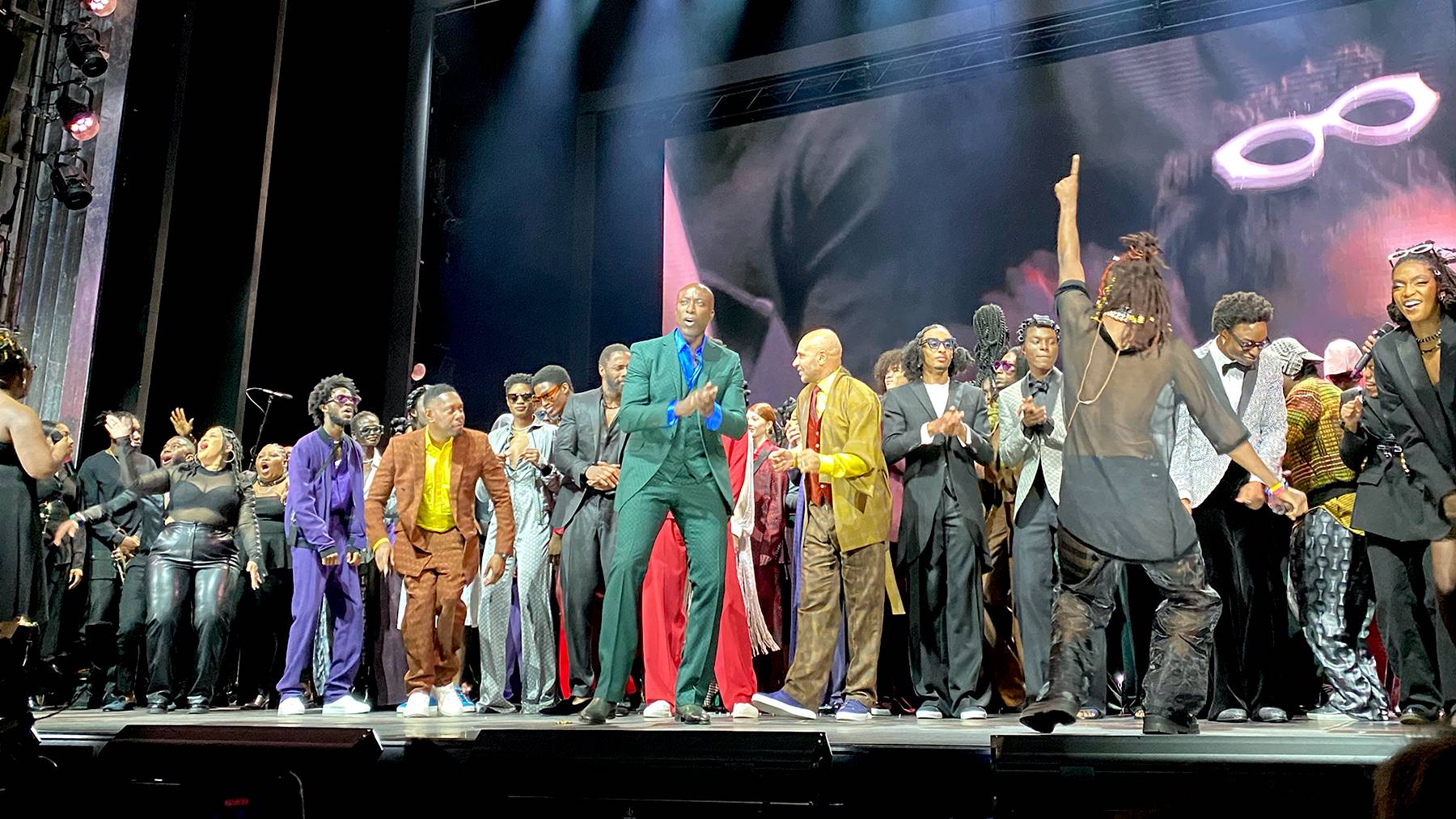 “This is a celebration of the culture, the Black culture," Ozwald Boateng said of his first show in London since 2010.