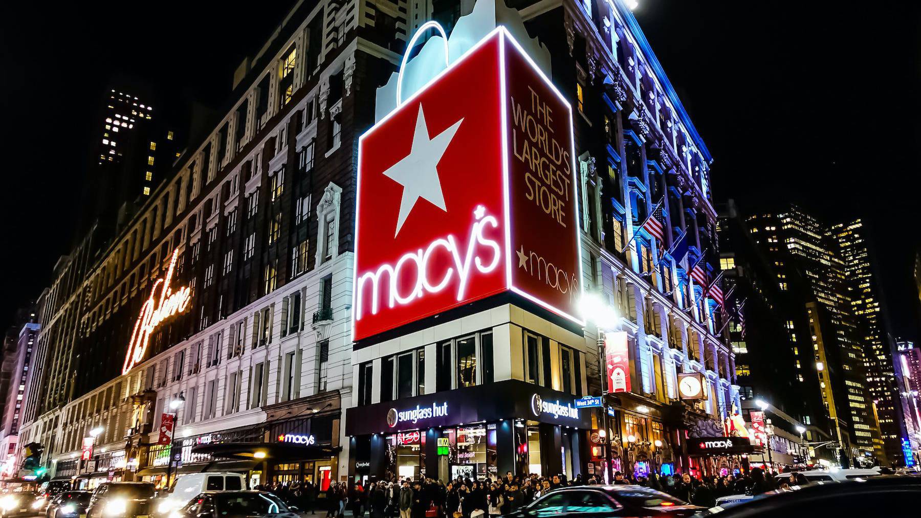 Macy's Herald Square flagship department store in Midtown Manhattan.