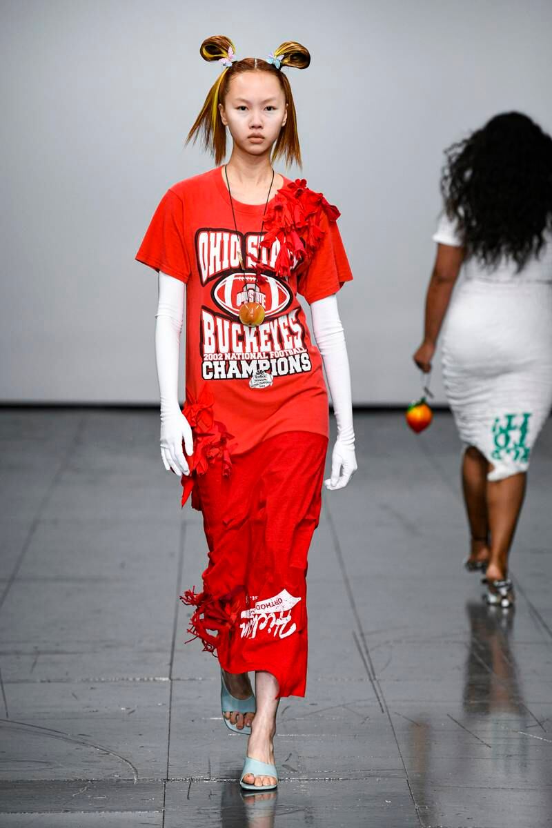 Conner Ives Autumn/Winter 2022 look 19.