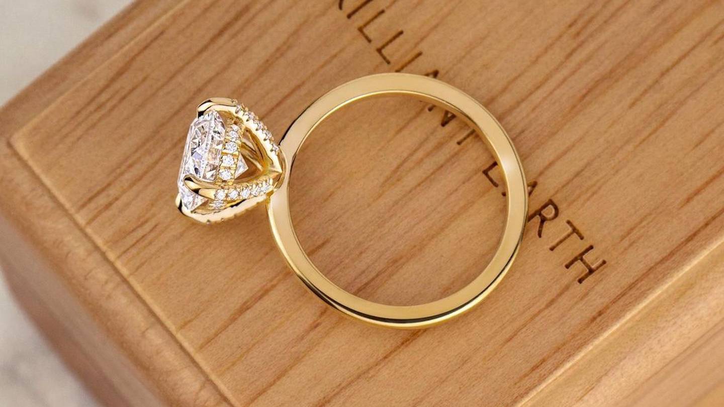 A Brilliant Earth diamond ring. Instagram/@ brilliantearth.