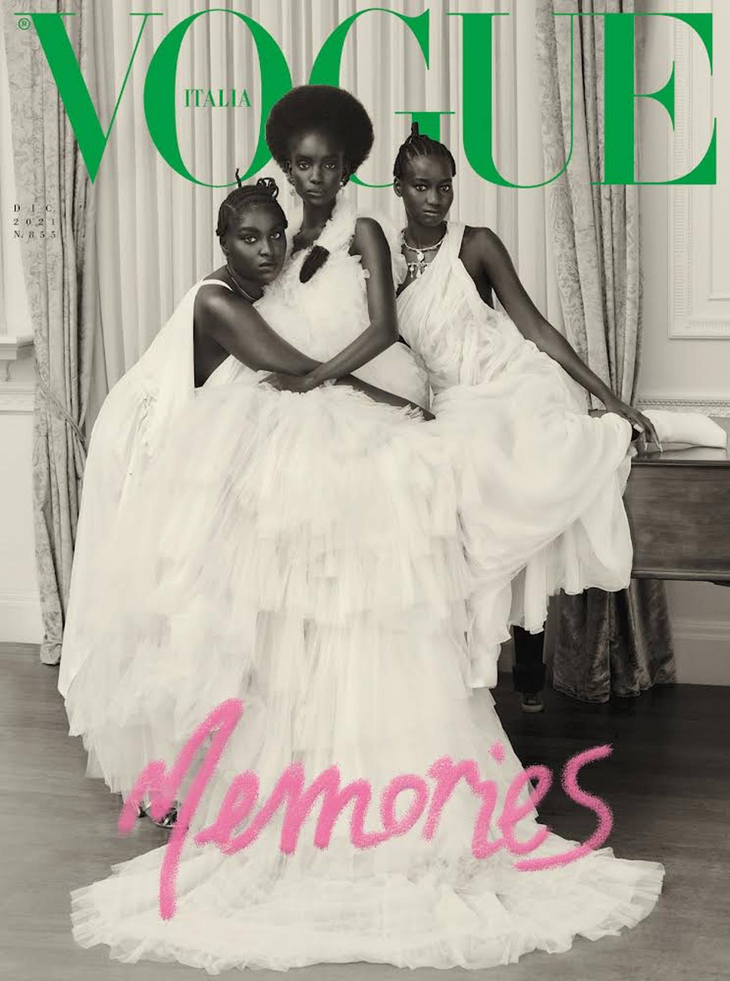 Italian Vogue cover December 2021.