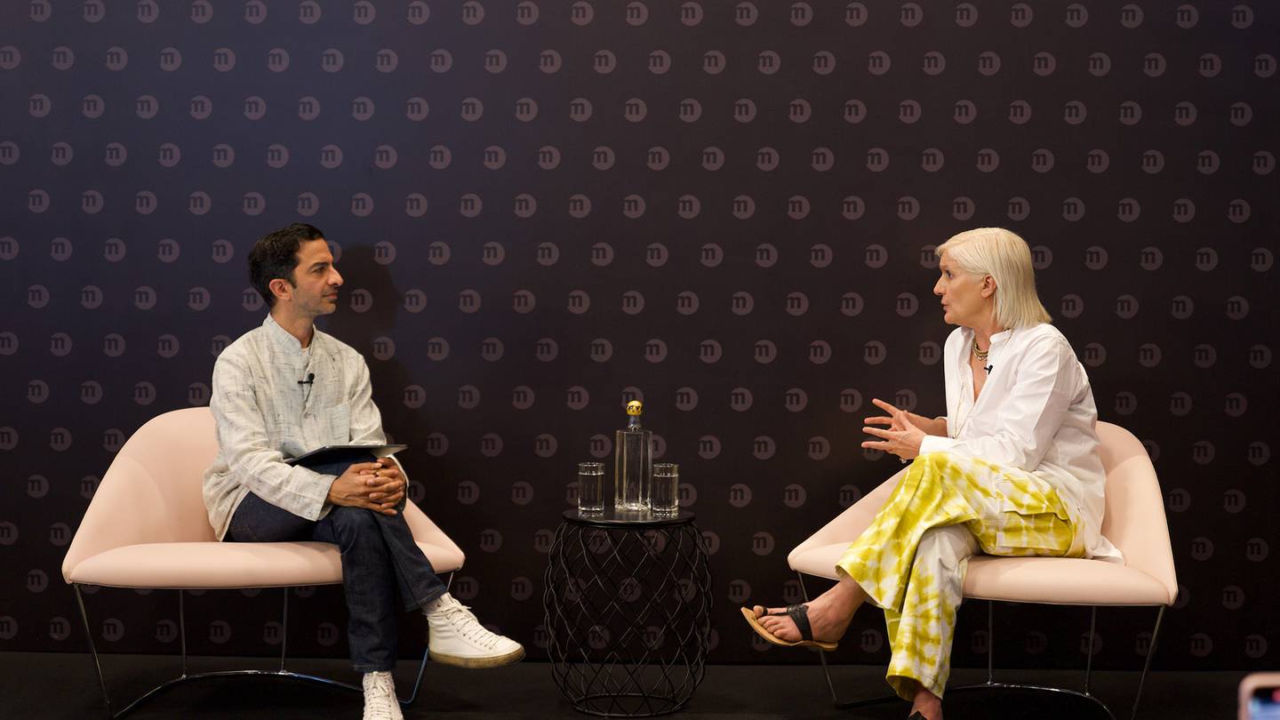This week on The BoF Podcast, Maria Grazia Chiuri, the artistic director of women’s at Christian Dior since 2016, sits down with BoF’s Imran Amed at the Istituto Marangoni in Mumbai.