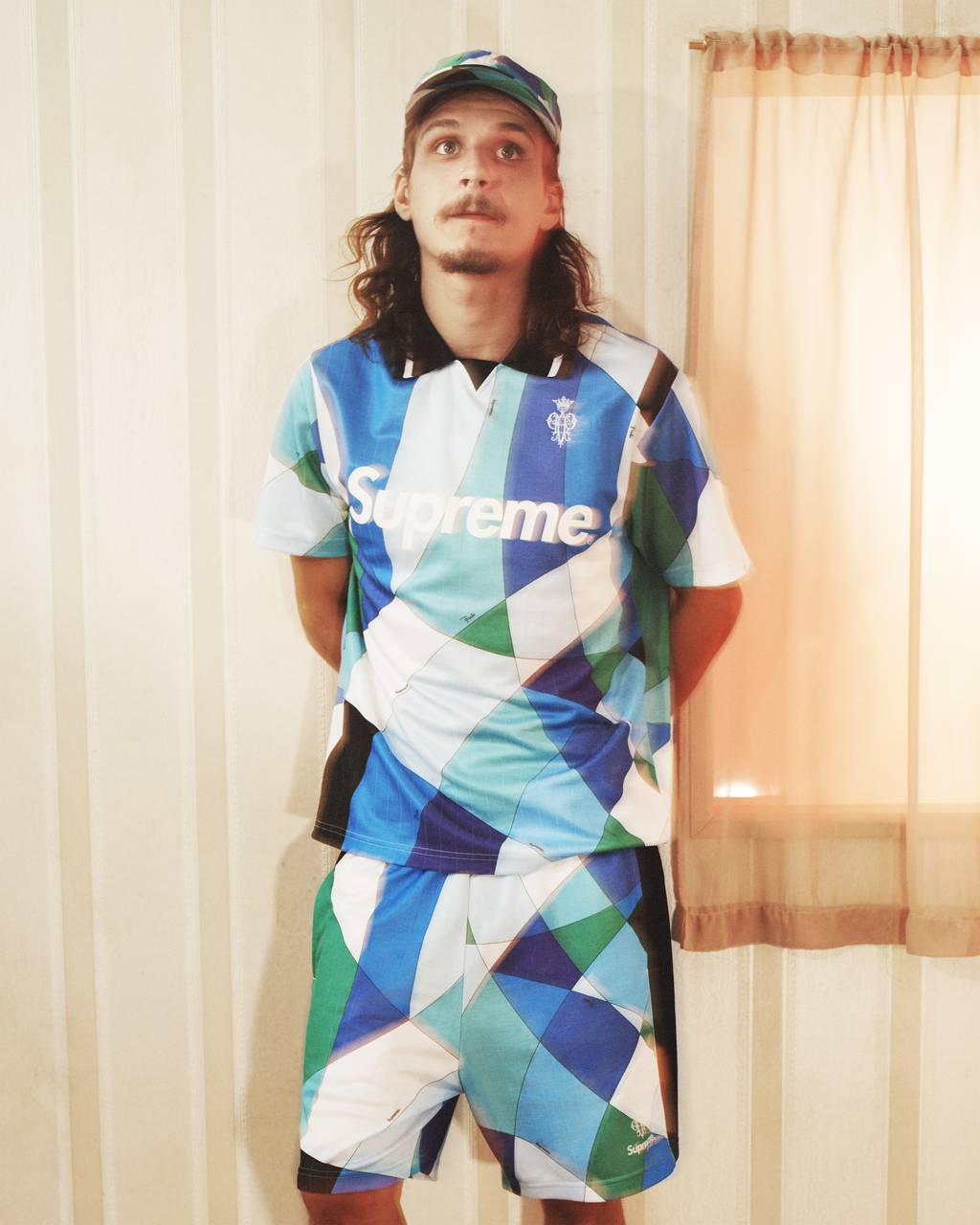 A look from the Supreme x Pucci collaboration. Courtesy.