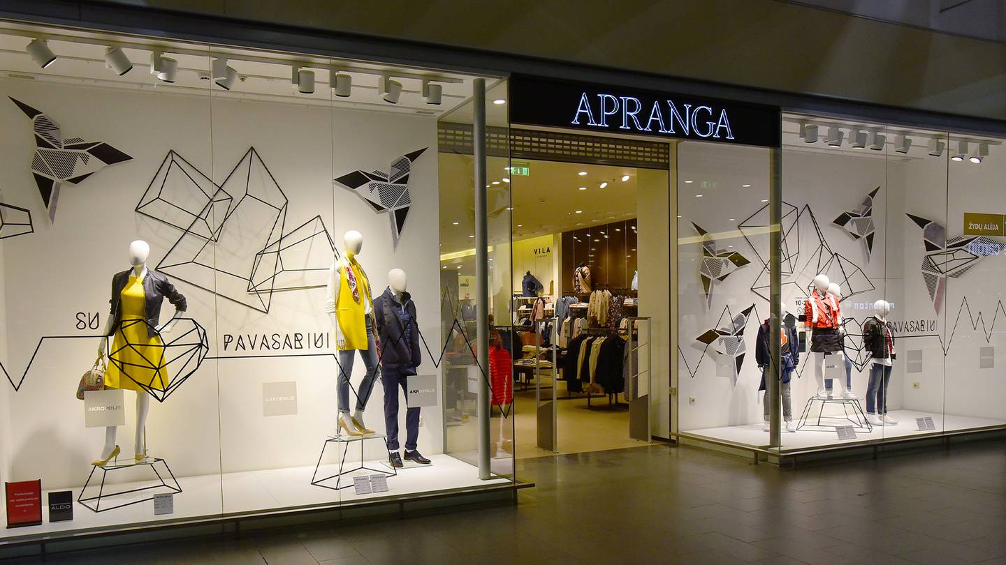 One of the 169 stores in the Baltic States operated by Apranga.