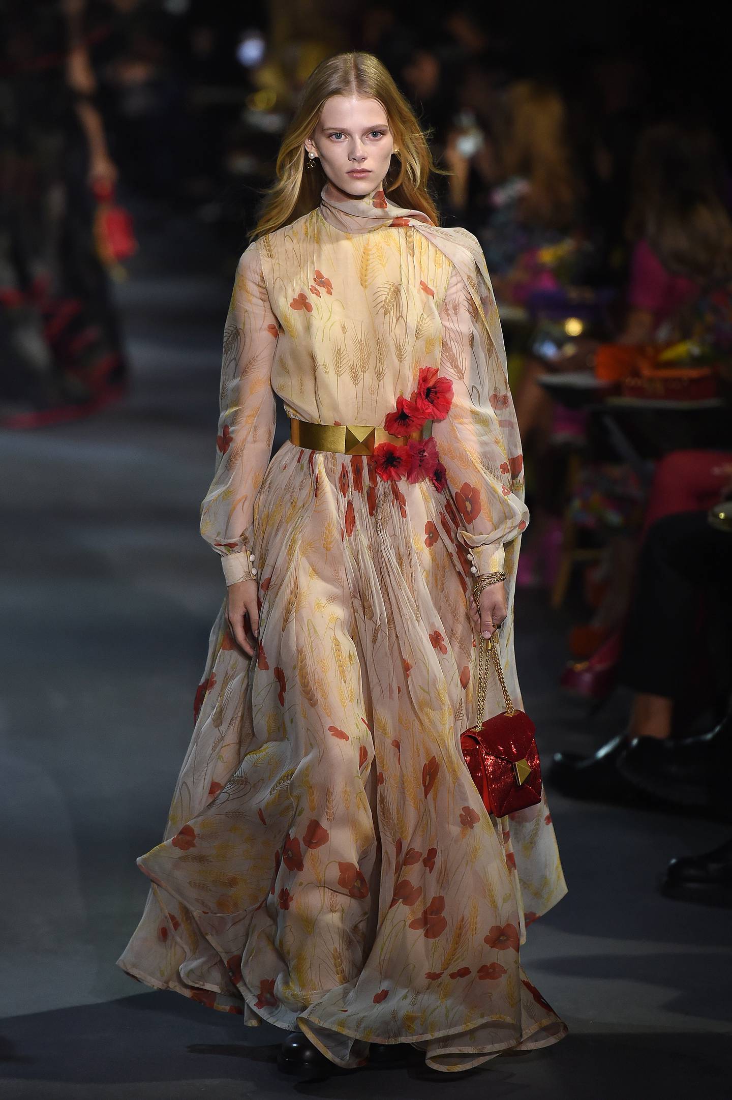 A model walks the runway for Valentino Spring/Summer 2022. Dominique Charriau/WireImage