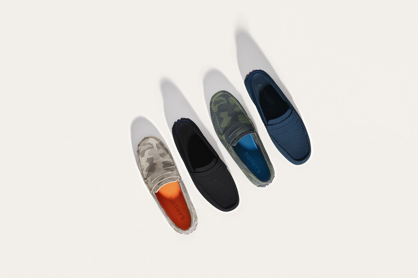 Rothy's loafers are made from recycled plastic bottles.
