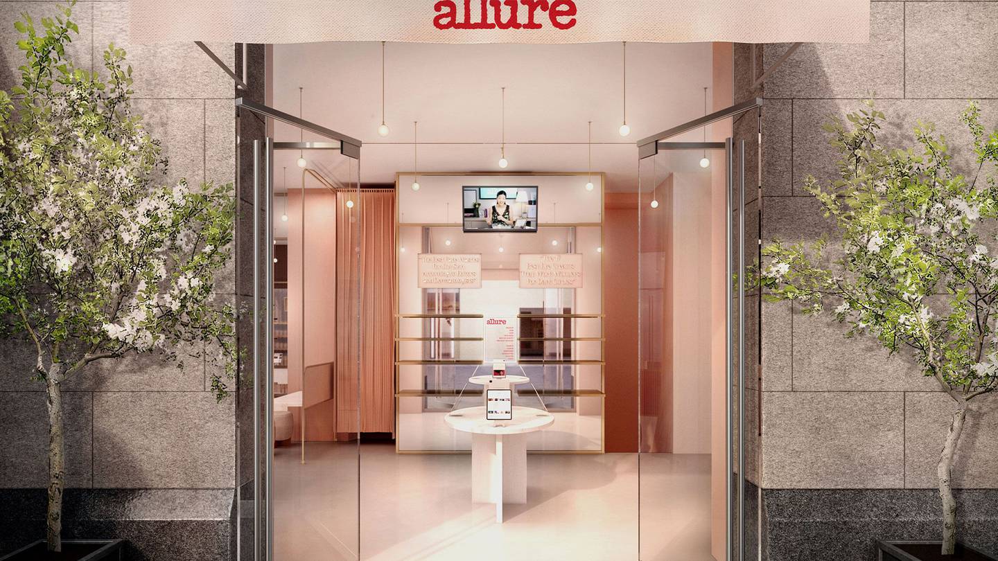 A rendering of the Allure store in Soho. Allure.