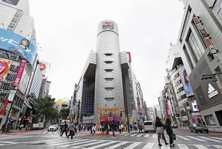 The Shibuya 109 fashion building in Tokyo, which reopened in June 2020 after closing due to the pandemic. Kyodo News via Getty Images.