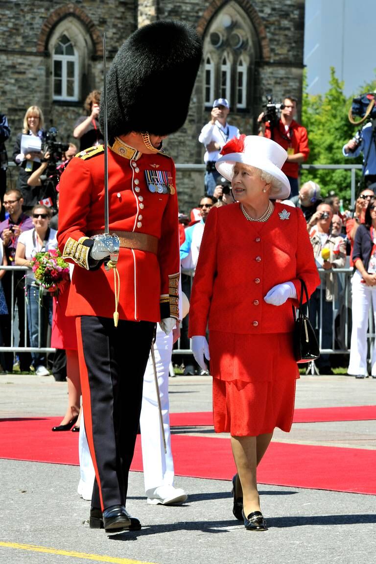 Queen Elizabeth II in Canada in 2010.