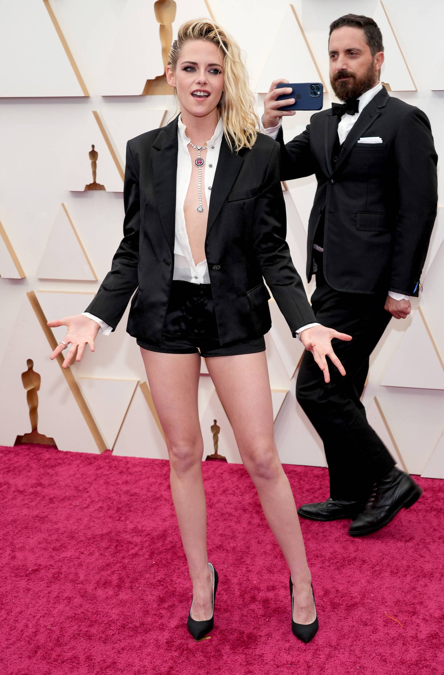 Kristen Stewart at the Oscars.