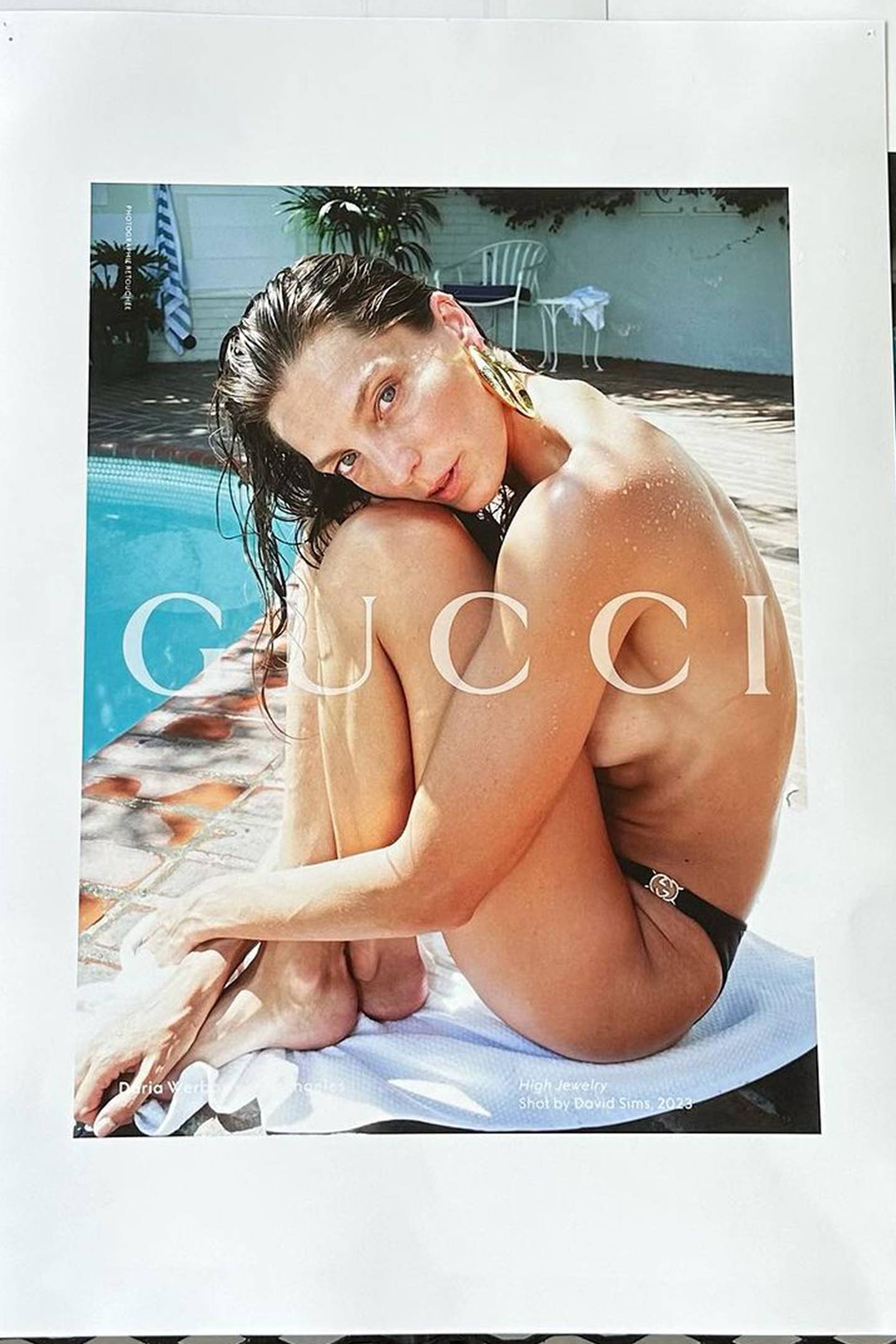 On Saturday, new Gucci creative director Sabato De Sarno offered a glimpse of his vision for the stalled Italian megabrand, posting an image from a high jewellery campaign starring model Daria Werbowy to his personal Instagram account.